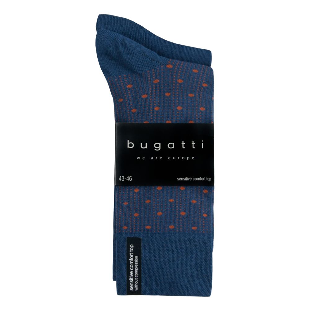 Набор из 2-х пар мужских носков Bugatti 6882385 Синий 39-42