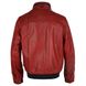 Мужская кожаная куртка с перфорацией Bugatti 5931-611 580 Красный 48