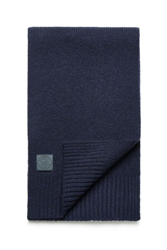 Набор шарф и шапка в подарочной уваковке Bugatti 6350-40750-390 Синий One Size