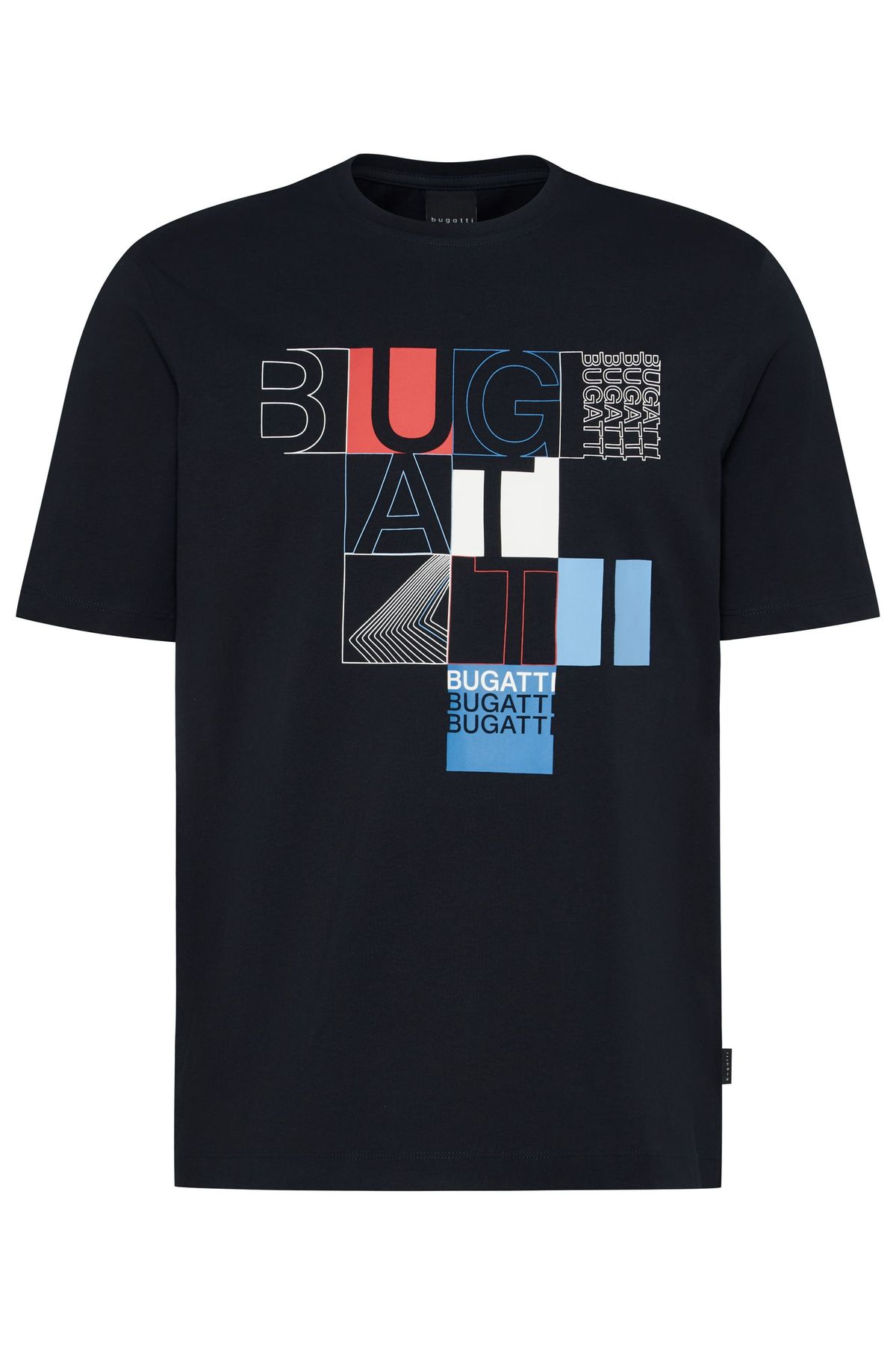 Мужская футболка Bugatti 8350 55045A/390 Синий 3XL