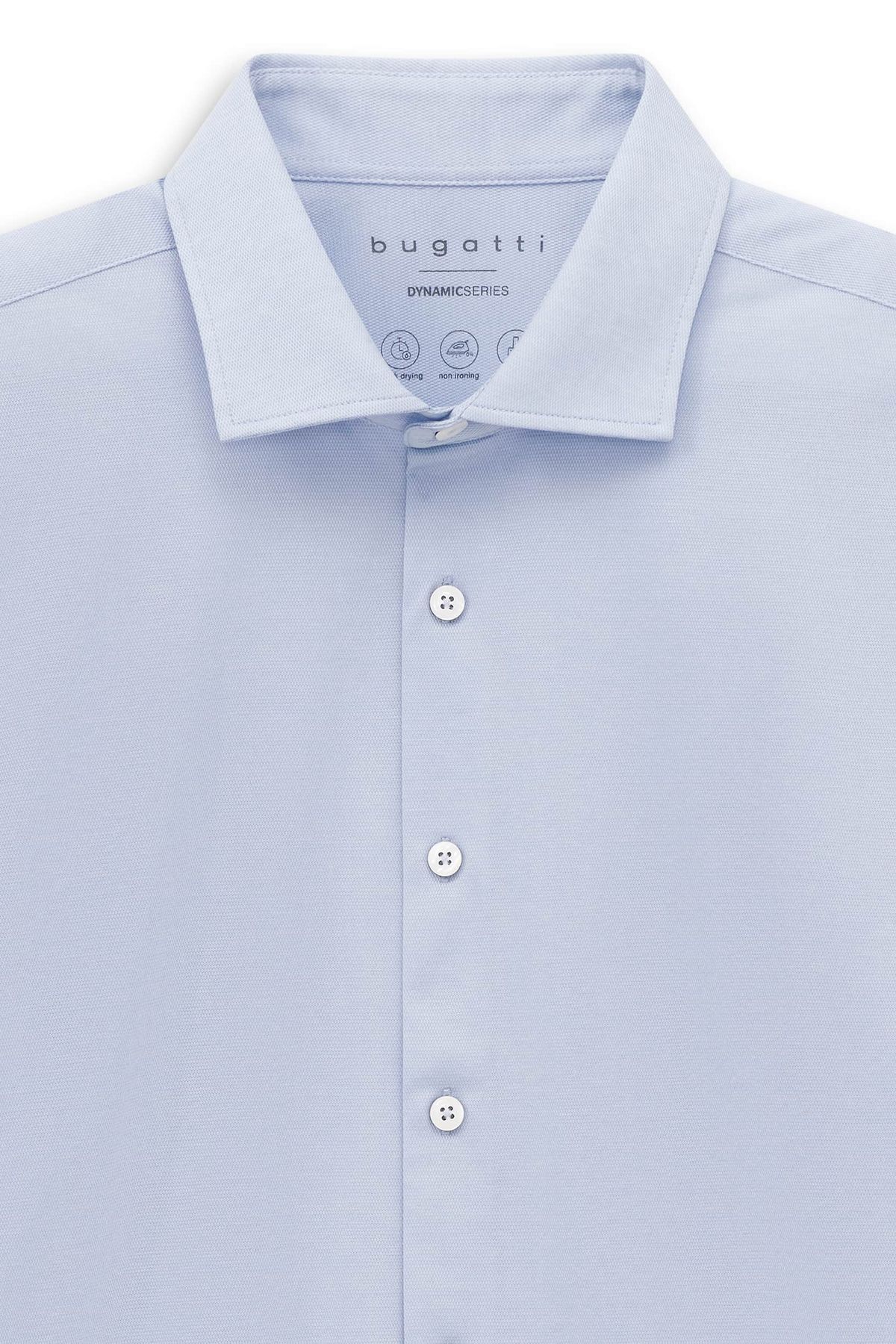 Мужская рубашка Bugatti 9150 18700E/320 Голубой 3XL