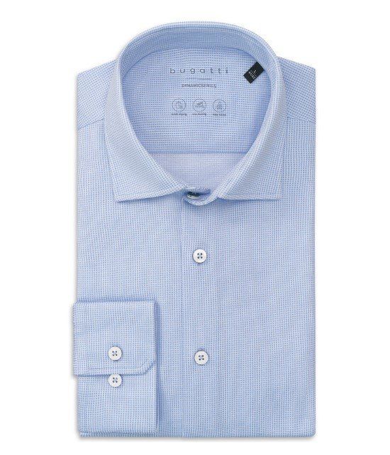 Мужская рубашка Bugatti 9150 18701E/320 Голубой 3XL