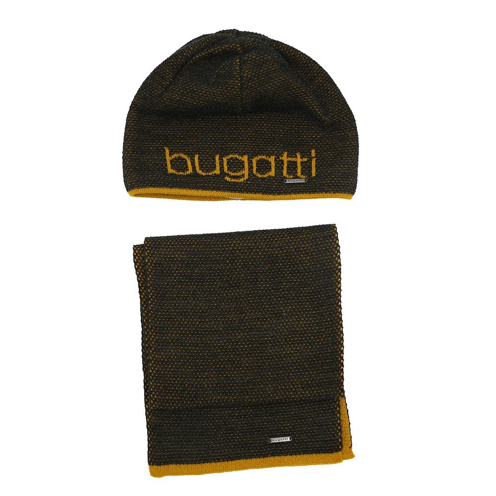 Комплект шапка + шарф Bugatti b887-029 Коричневый One Size