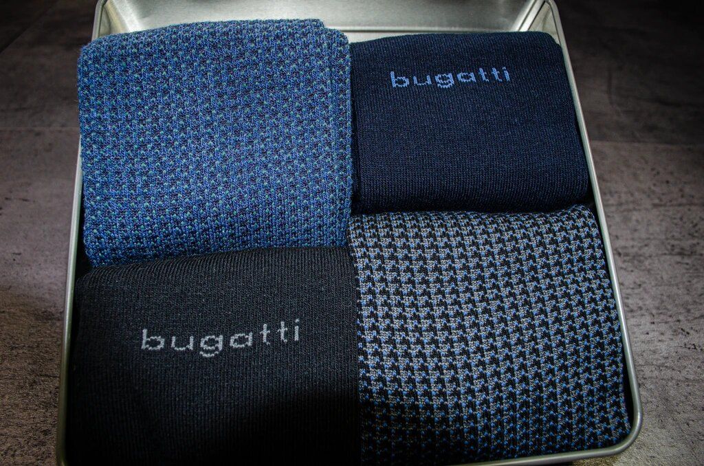 Набор из 4-х пар мужских носков Bugatti 6919-546 Разные цвета 43-46