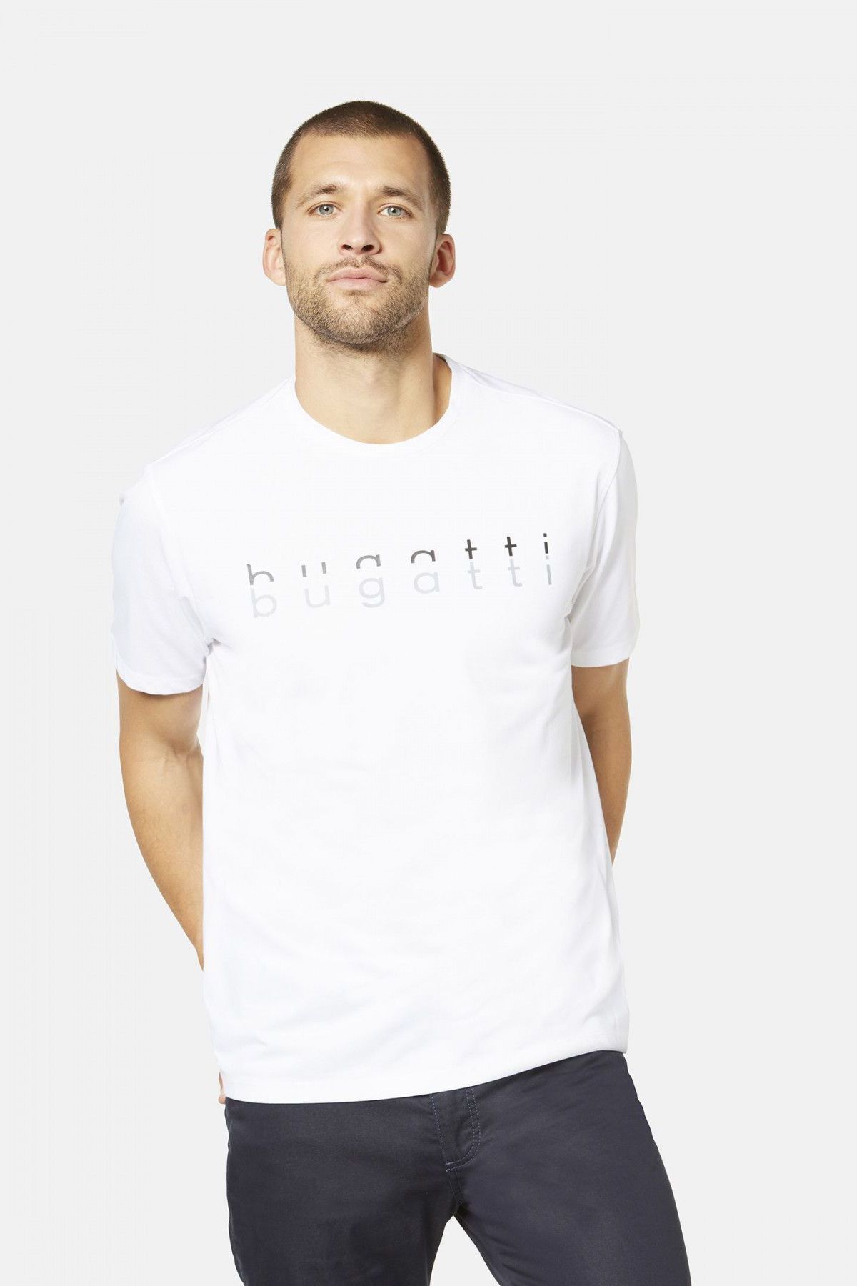 Мужская футболка Bugatti 8350 55062/10 Белый S