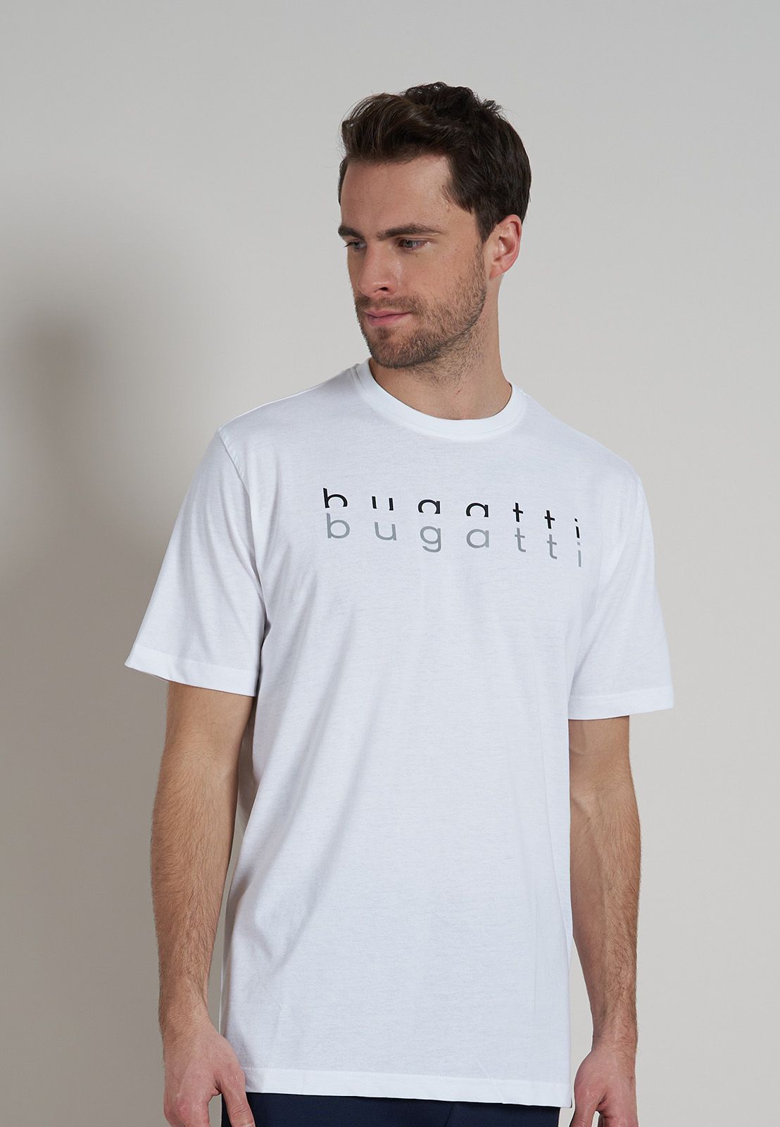 Мужская футболка Bugatti 54069 6074 110 Белый 52