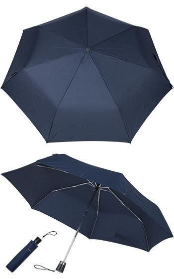 Складана парасолька Bugatti 744163003 Take it Duo Темно-синя One Size