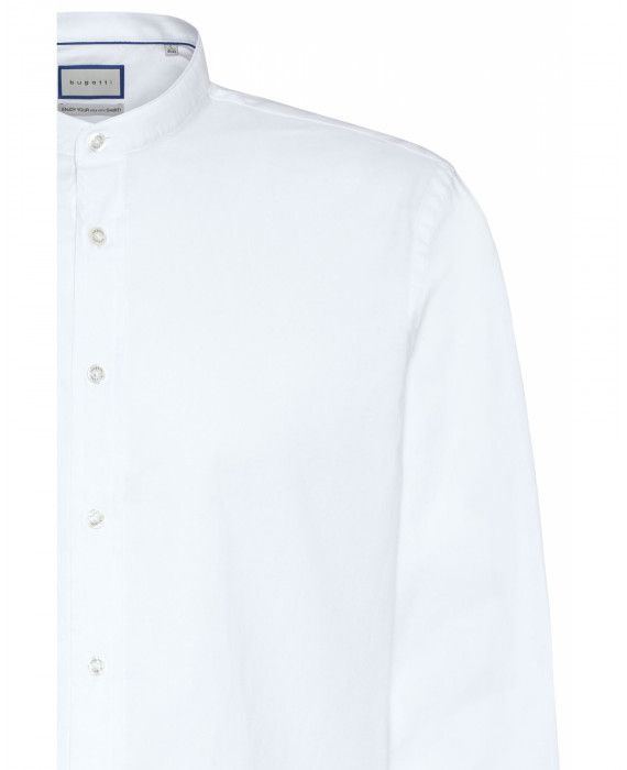 Мужская рубашка с воротником стойкой Bugatti 9550 68510/10 Белый L