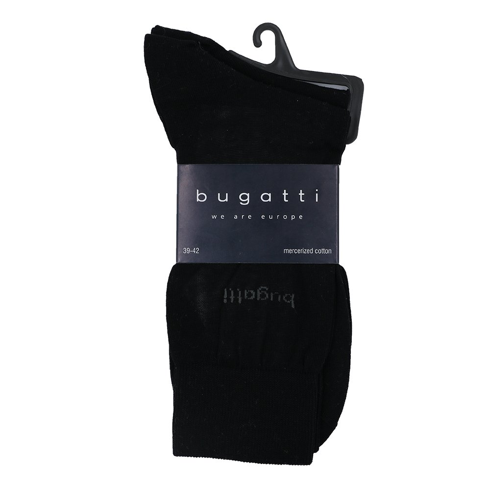 Набор из 2-х пар мужских носков Bugatti 6801 6100 Черный 39-42
