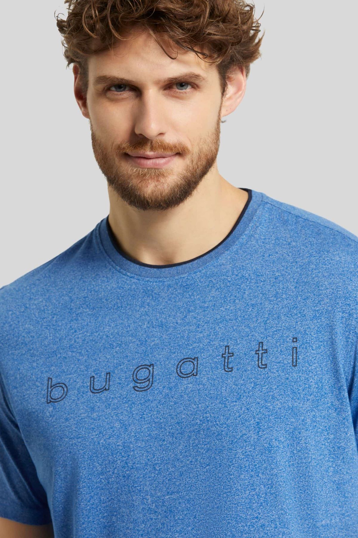 Чоловіча футболка Bugatti 8350 15085/360 Синя S
