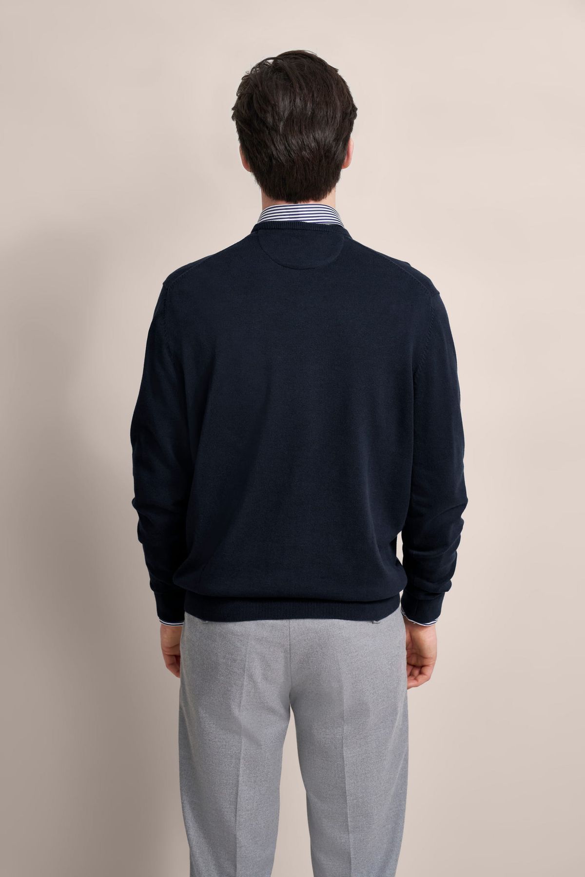 Мужской джемпер Bugatti 7300 95510/390 Синий 3XL