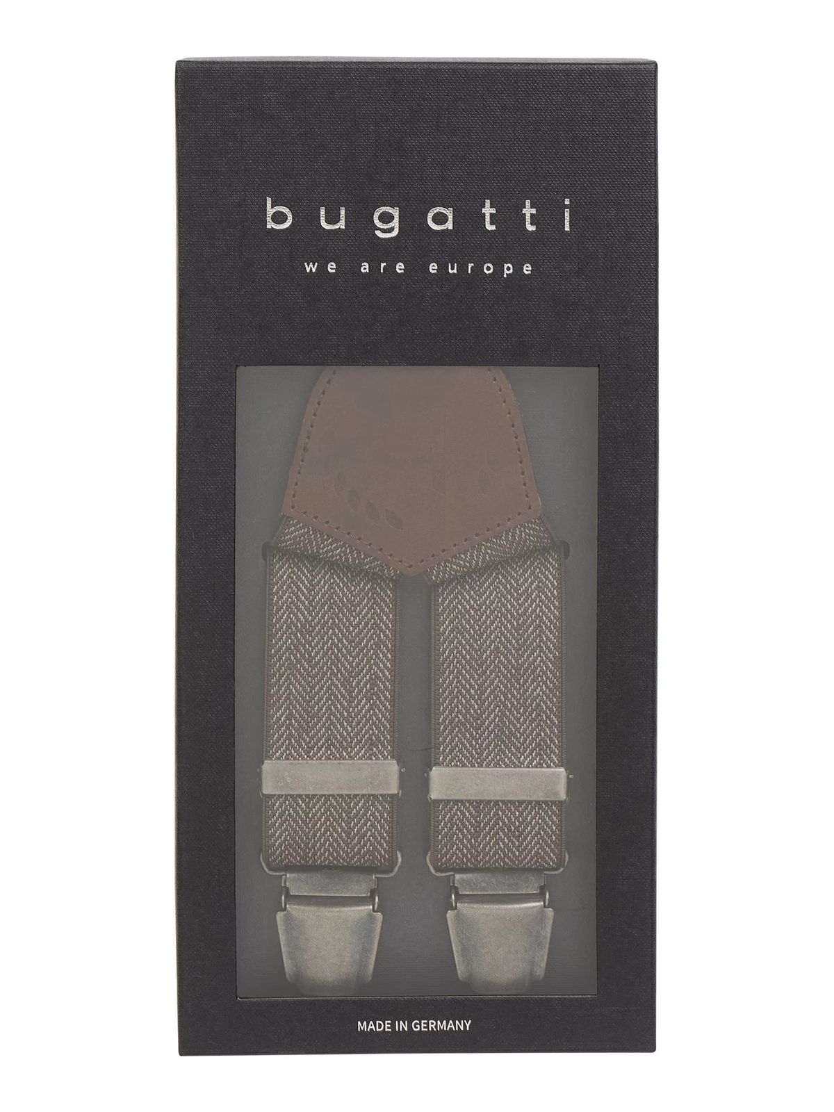 Чоловічі підтяжки Bugatti 6785-40 Коричневі One Size