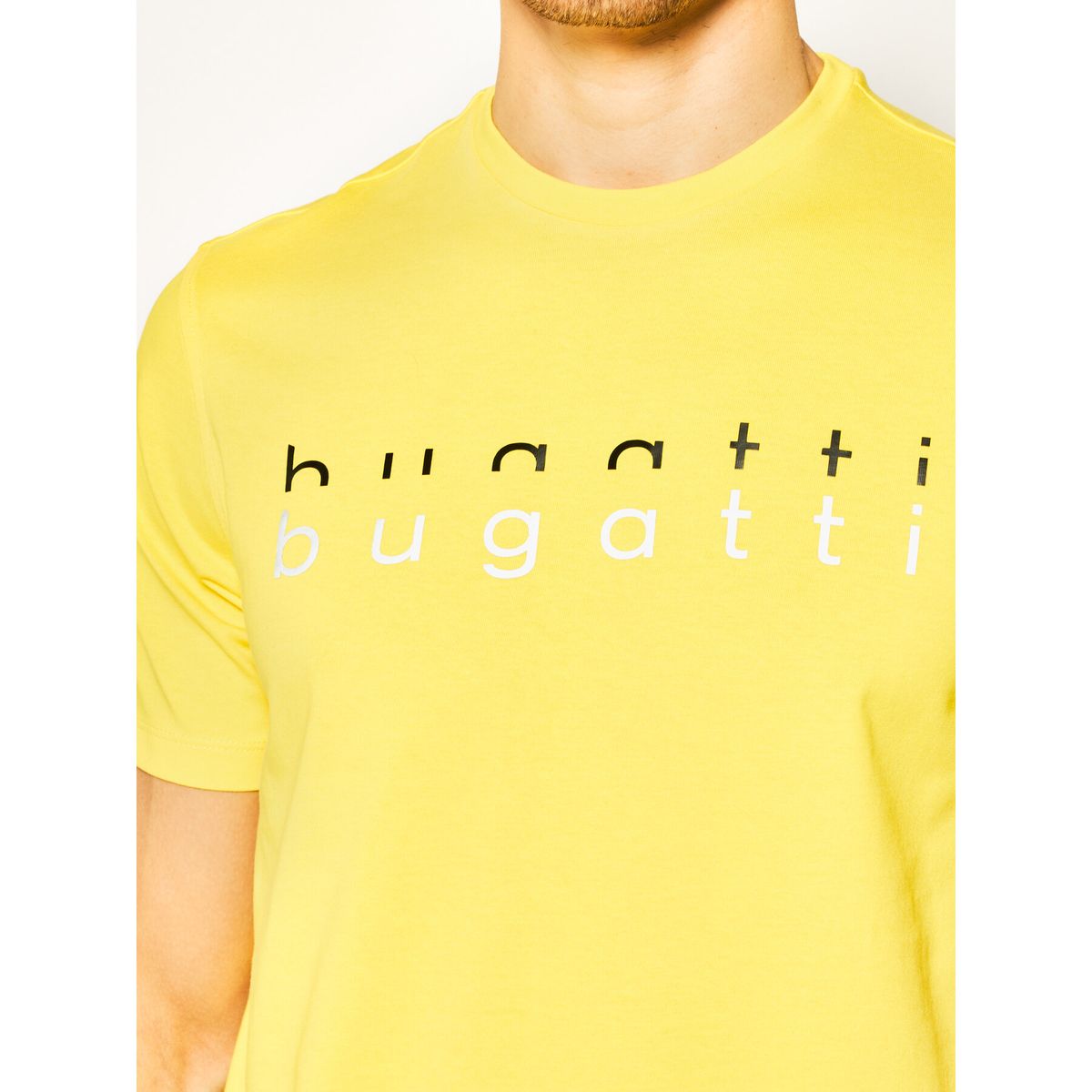 Мужская футболка Bugatti 8350 55062/610 Желтый 3XL