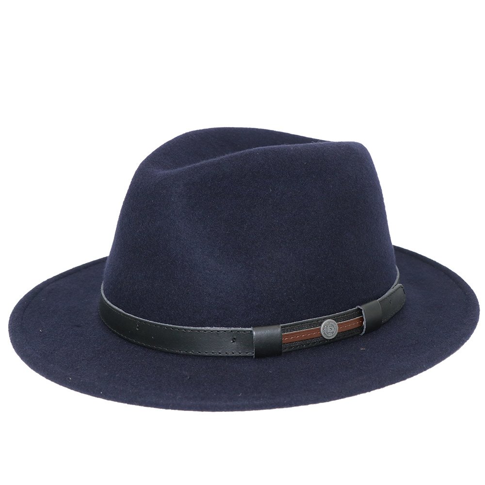 Чоловічий капелюх Bugatti b802- 019 Синій 56