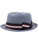 Чоловічий капелюх Bugatti b11 із соломи Порк-пай Блакитний 55