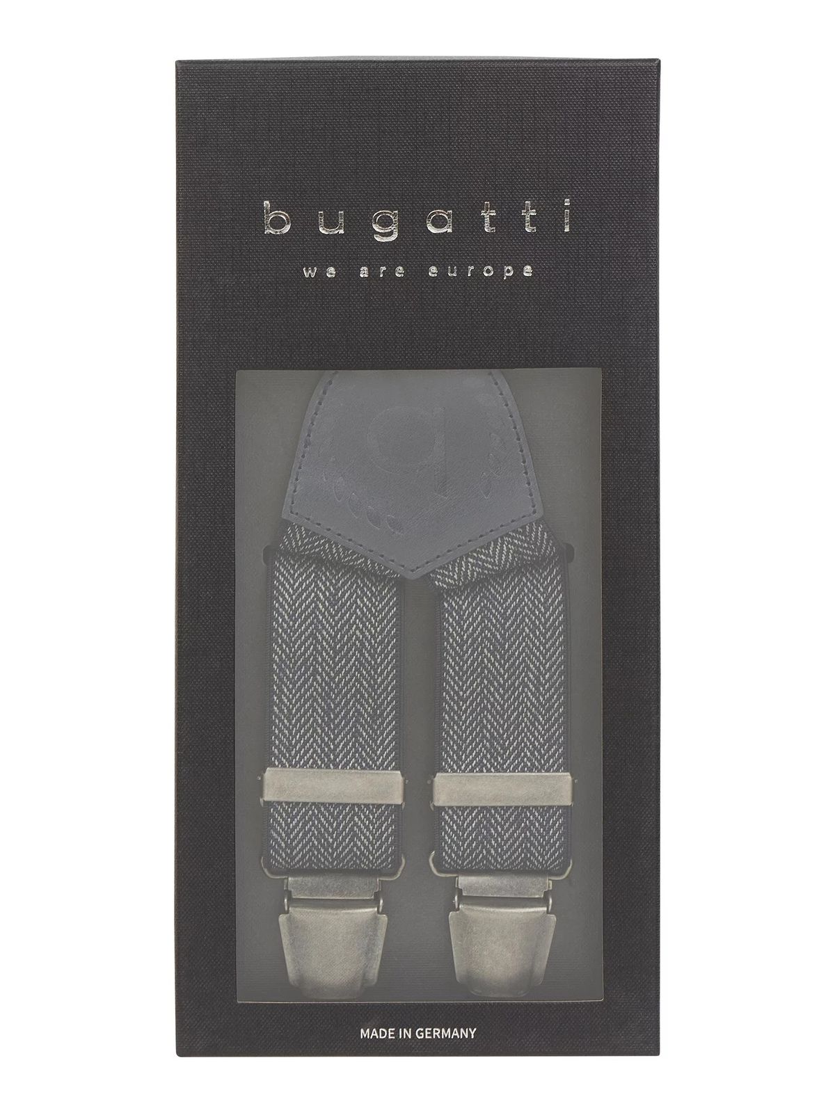Чоловічі підтяжки Bugatti 6785-12 Сині One Size