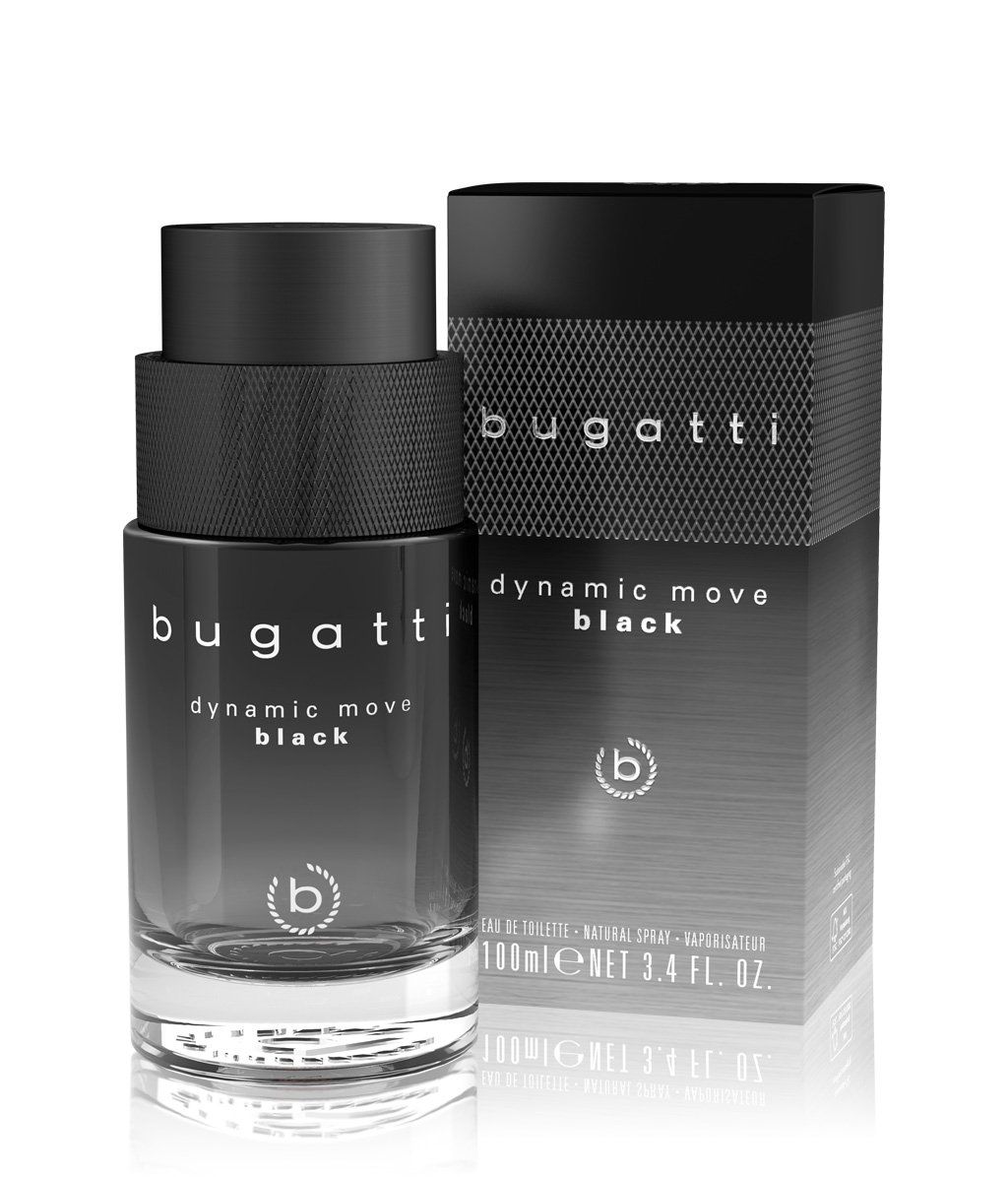 Туалетна вода для чоловіків Bugatti 412170 41217/290 dynamic move black 100 ml