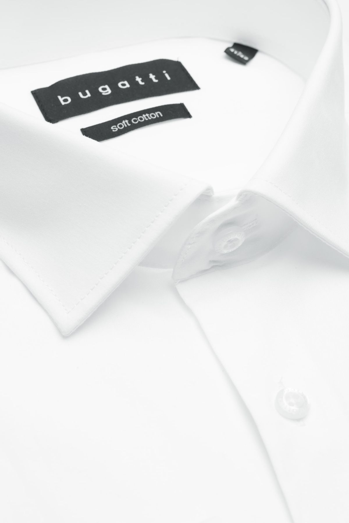 Мужская рубашка Bugatti 9150 98500 10 Белый 3XL