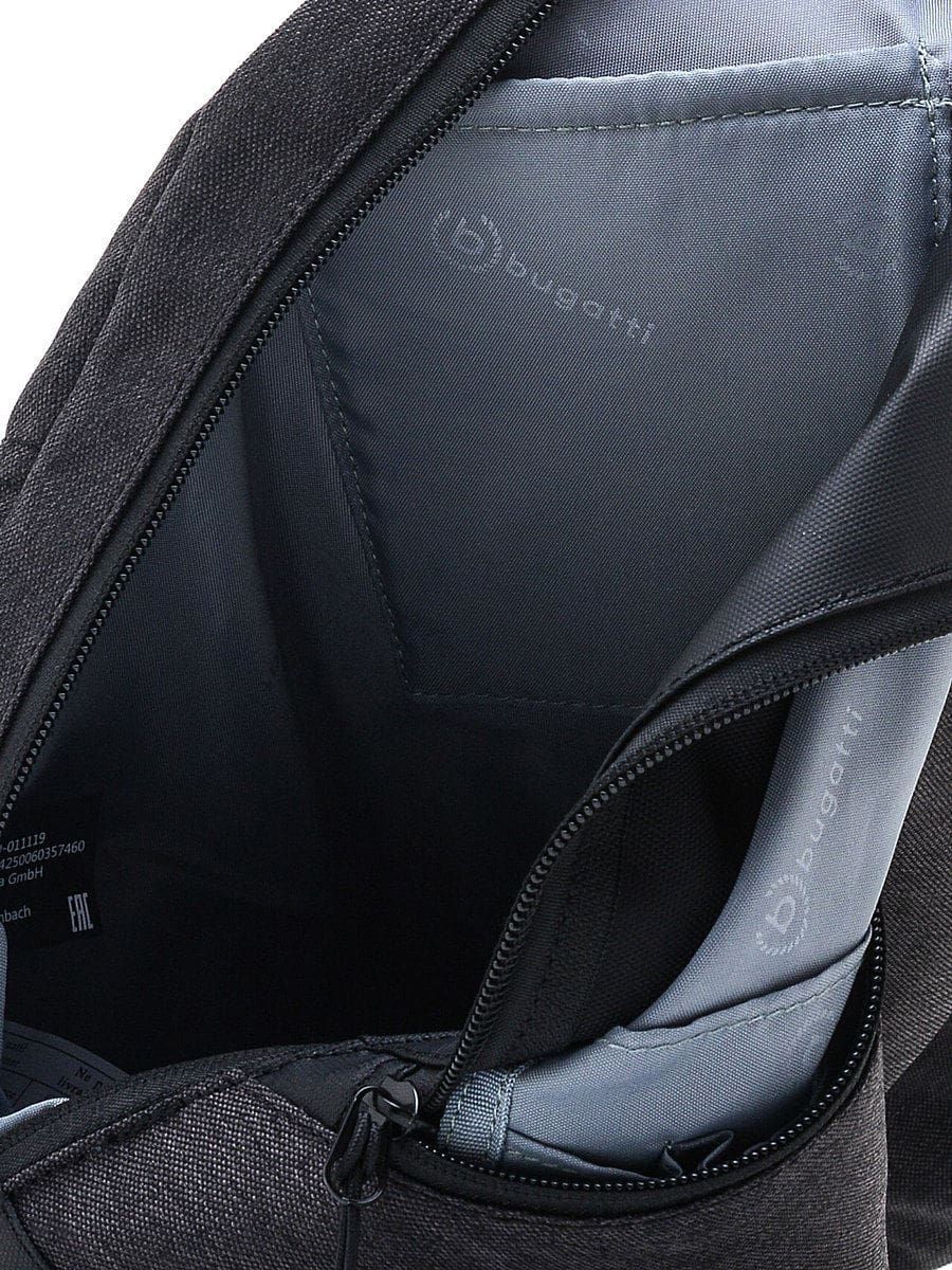 Мужская сумка-слинг Bugatti Universum 49393301 Черный One Size