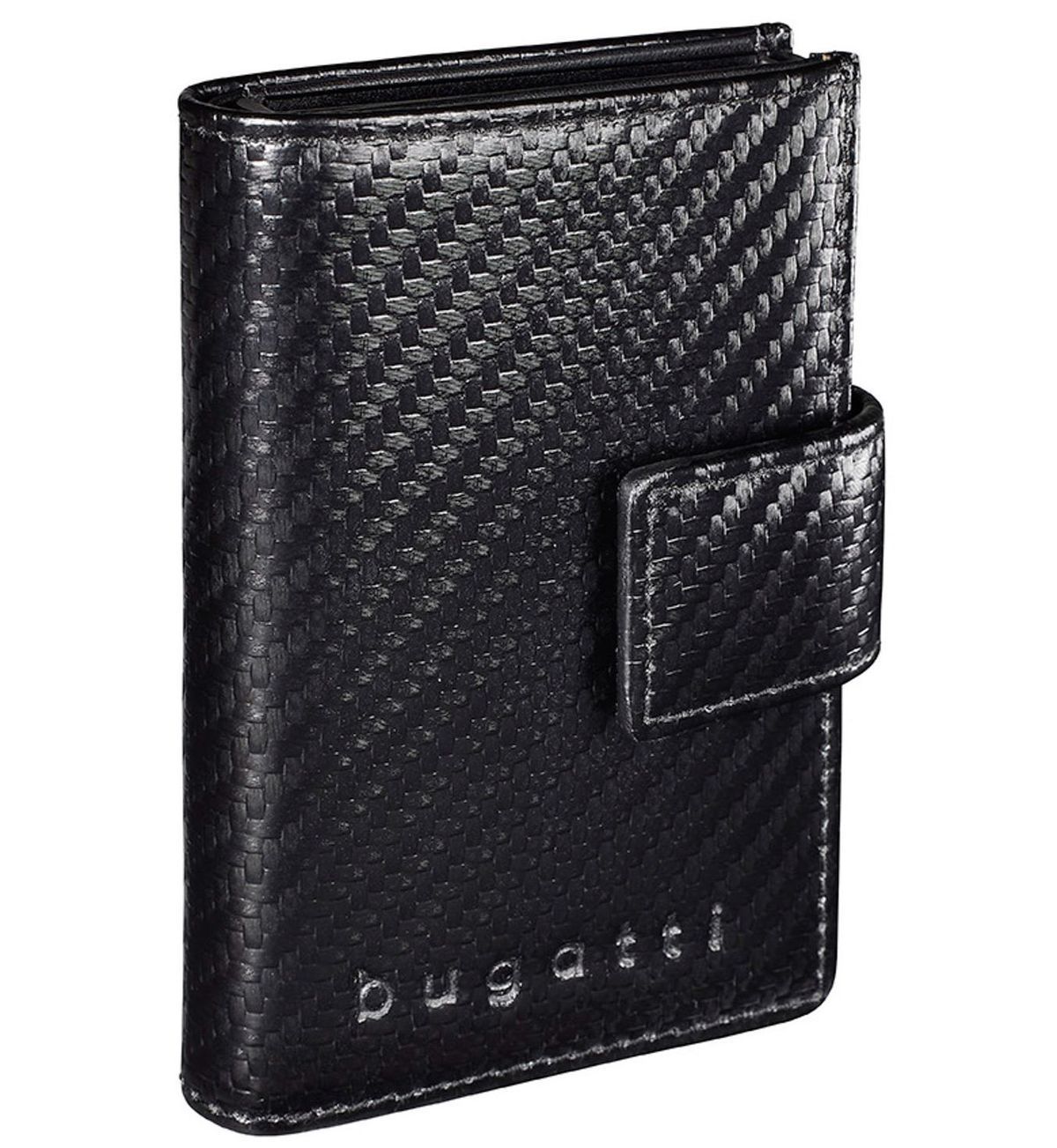 Чоловічий портмоне Bugatti 49140201 Secure DeLuxe Чорне One Size