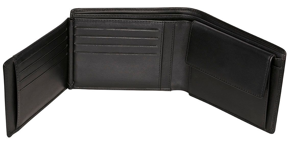 Мужской портмоне Bugatti Atlanta 49320301 Черный One Size