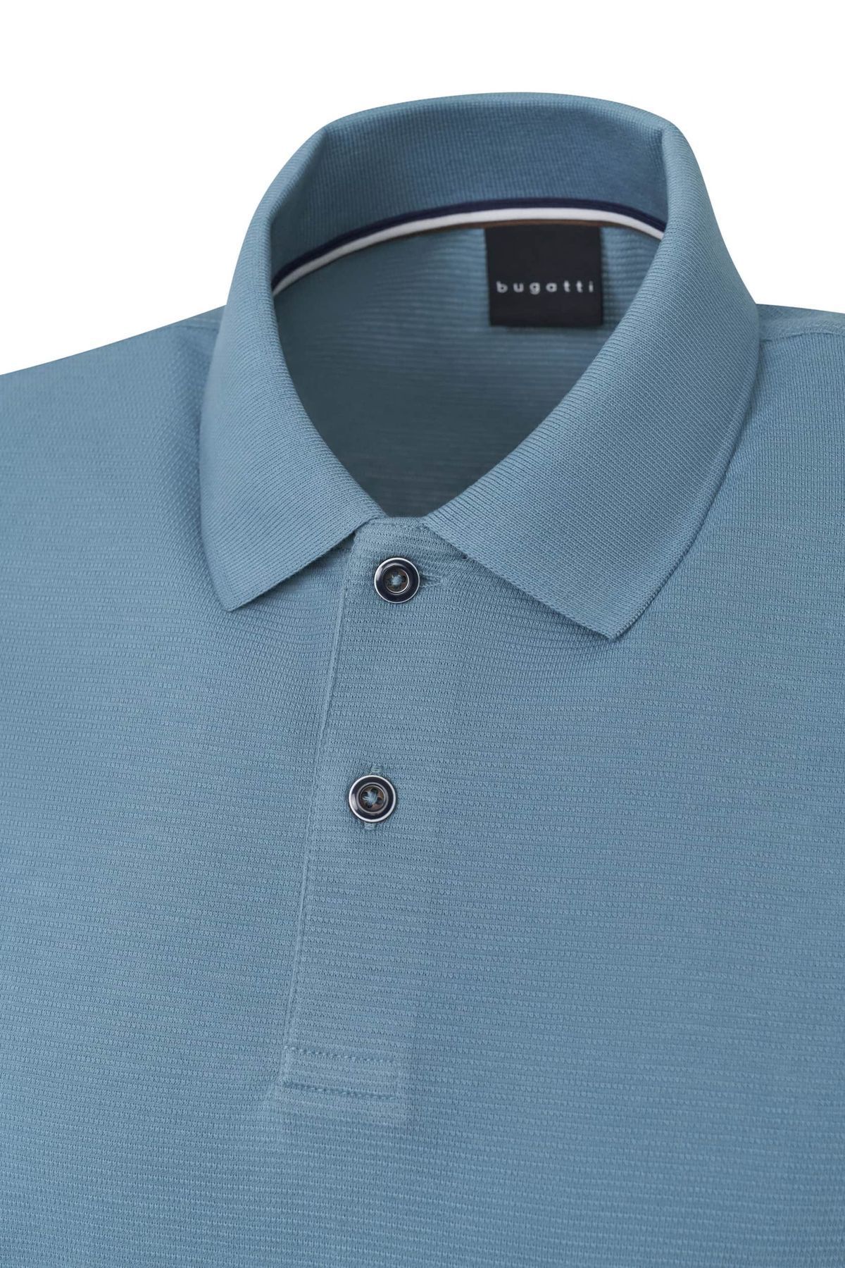 Мужское поло Bugatti 8150 75002/550 Синий 3XL