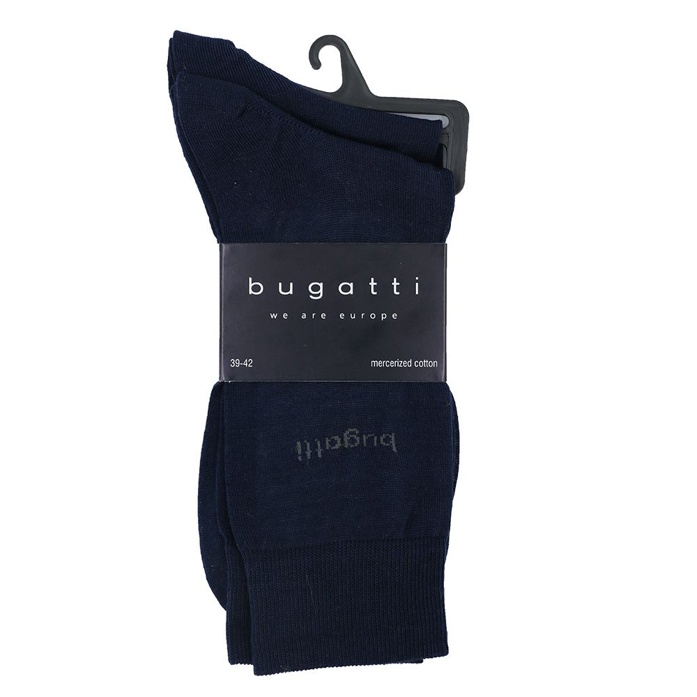 Набір з 2-х пар чоловічих шкарпеток Bugatti 6801 5450 Темно-сині 39-42