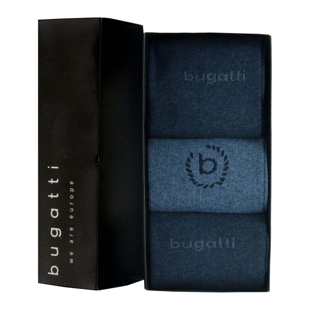 Набір з 3-х пар чоловічих шкарпеток Bugatti 6762-434 Різні кольори 39-42