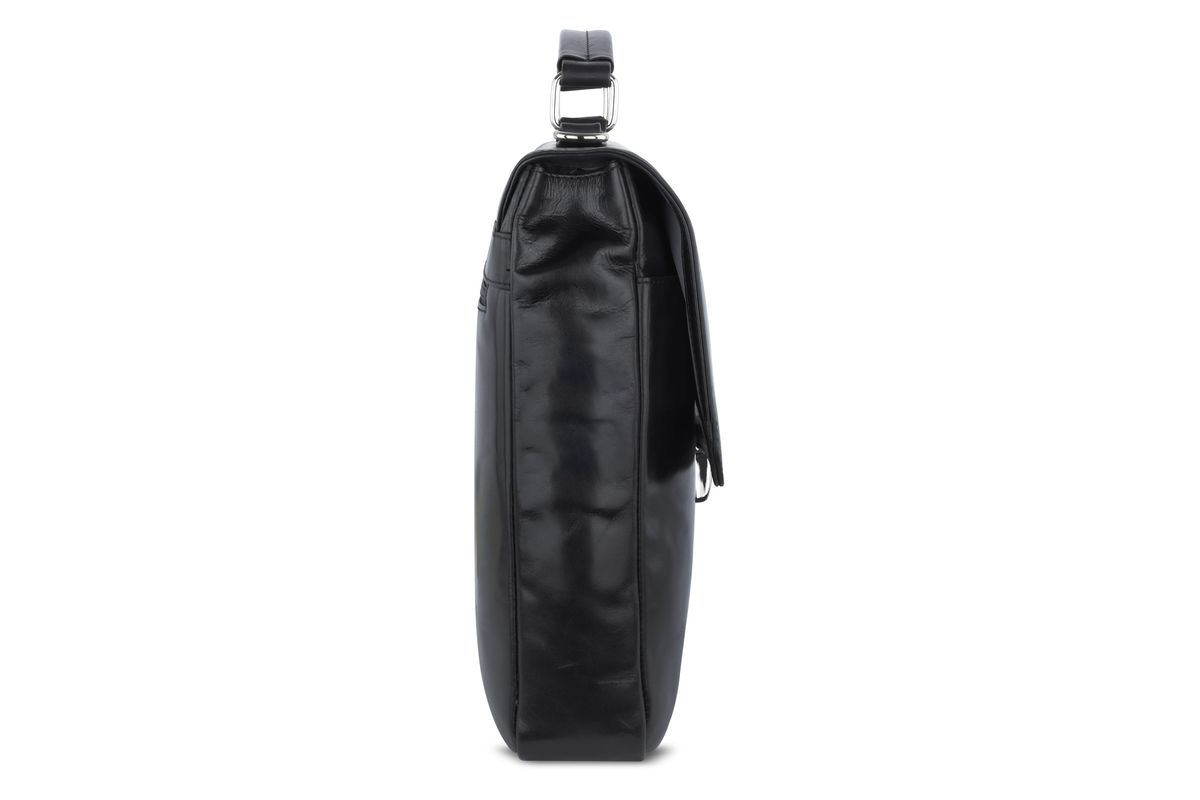 Мужская сумка-портфель кожаная Bugatti ROMANO 49399001 Черный One Size