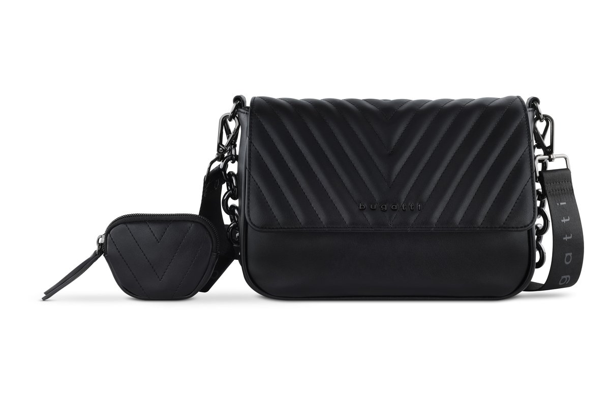 Женская сумка кроссбоди Bugatti SIRA 49332101 Черный One Size